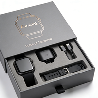 Emballage de montre en carton ondulé, boîte robuste avec insert, pour ranger la montre connectée et le chargeur, idéal pour le transport