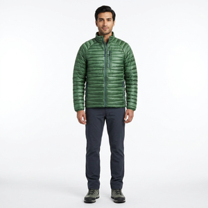 Veste matelassée imperméable sur mesure pour homme, modèle le plus vendu, dernière conception, fermeture éclair, respirante, en toile, pour l'hiver - Product Image 1