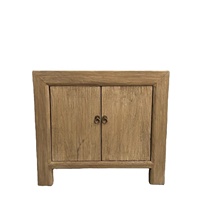 Table console en bois d'orme ancien, simple, naturel, récupéré, d'origine chinoise
