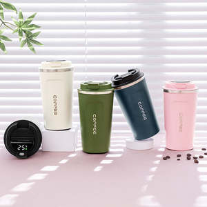 Thermos de voyage isotherme anti-fuite, tasse isolée, bouteille à eau pour thé au lait, 380/510 ml, mug à café en acier inoxydable - Product Image 4