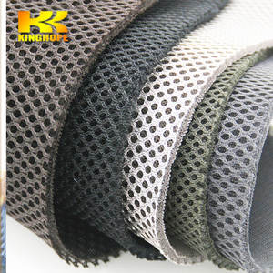 Tela de malla sándwich doble suela elástica 3,0 MM tela de poliéster de malla 3D <span class=keywords><strong>para</strong></span> <span class=keywords><strong>zapatos</strong></span> de cojín - Product Image 1