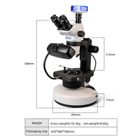 MSD210-4K Trinocular Stereo Microscope with 4K Camera for Jewelry Store Gem Testing Diamond Inspection and Laboratory Use