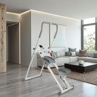 Appareil de fitness pliable multifonctionnel en acier pour la maison, avec commande manuelle, pour l'exercice de l'escalade en montagne et la simulation d'escalade d'escalier