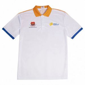 เสื้อโปโลผู้ชายผ้าฝ้าย 100% ระบายอากาศได้ดี พิมพ์ลายตามสั่ง - Product Image 6