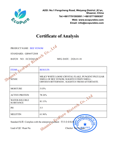 Bubuk Apitoksin Murni Kelas Kosmetik, Racun Lebah Liofilisasi - Product Image 3