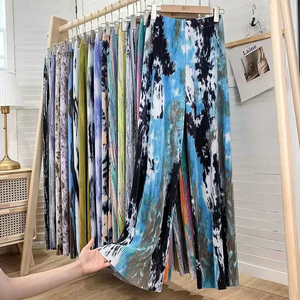 1,4 dólar modelo HKK004 pantalones cintura libre venta al por mayor al aire libre buena calidad Jogging <span class=keywords><strong>Cargo</strong></span> pantalones elásticos con muchas impresiones - Product Image 2
