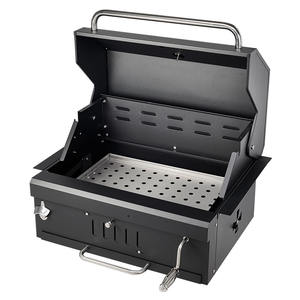 <span class=keywords><strong>Barbecue</strong></span> au charbon de bois encastrable en acier inoxydable noir, facile à nettoyer, pour jardin, <span class=keywords><strong>accessoire</strong></span> transfrontalier en promotion - Product Image 6