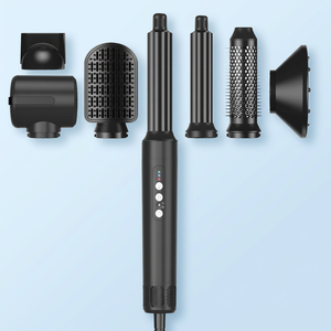 Secador de Pelo Iónico Multifuncional Todo en Uno de Alta Velocidad con Cepillo Rizador Automático y Motor DC, Estilizador de Cabello 7 en 1 - Product Image 1