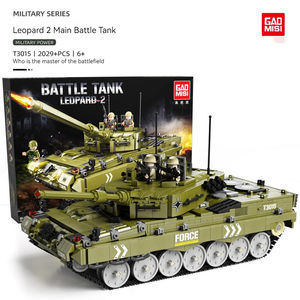 Gaomisi T3015 Leopard 2 Char de Combat Principal Allemand Blocs de Construction Militaires Jouets Briques de Construction pour Enfants - Product Image 4