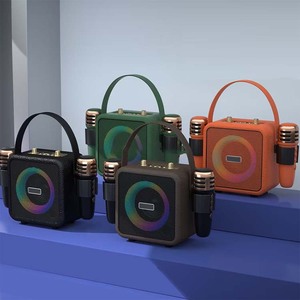 2023 mới chất lượng cao không dây karaoke loa nhỏ <span class=keywords><strong>Stereo</strong></span> <span class=keywords><strong>Bluetooth</strong></span> loa với đôi micro không dây - Product Image 4
