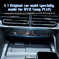 Pengisi Daya BYD Song Plus EV Terbaru, Hub Ekspansi USB dengan Kabel Retractable, Dock Pengisian Cepat 12-24V