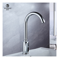 Nouveau robinet de lavabo intelligent à détection rapide, sans contact, à capteur infrarouge DC/AC