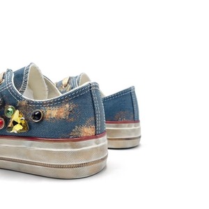 Zapatos Casuales de Lona con Diseño Nuevo 2026 para Mujer, Estampado de Ladrillo y Piedra, Zapatos Planos Casuales de Moda para Mujer - Product Image 5