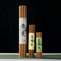 Bâtonnets de Moxibustion aux Herbes Médicinales d'Artemisia, Cônes de Moxa, Encens Cinq Éléments, Feu de Tonnerre, Taiyi, Qualité Supérieure Vieillie Cinq Ans