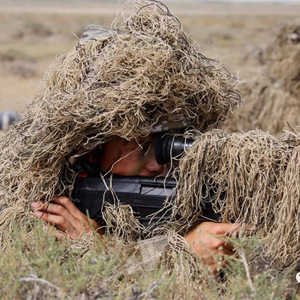 Unisex Urban Gillie Ghillie si adatta a Desert Black White inverno Camo per caccia in Nylon materiale foglia arco nascosto Costume <span class=keywords><strong>da</strong></span> cecchino - Product Image 5