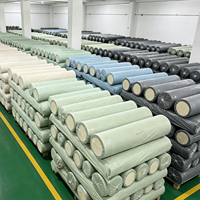 Tissu en microfibre brossée teinte, 100 % polyester, tissé, de poids moyen, respirant et doux, personnalisable en usine pour matelas et textiles de maison