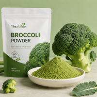 Poudre de brocoli pure naturelle séchée par atomisation, ingrédient alimentaire quotidien