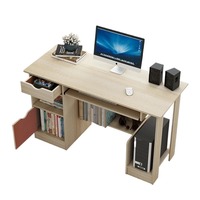 Mobilier moderne bureau à domicile grand bureau d'ordinateur de bureau design simple avec espace de rangement chambre étudiant bureau d'étude