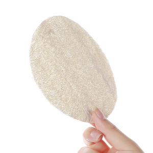Éponges exfoliantes naturelles en loofah 6x6cm pour le visage, gommages pour le soin de la peau, tampons nettoyants pour le corps et le bain, en forme de gommage facial - Product Image 5