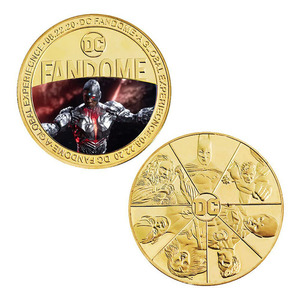 Monedas Conmemorativas de Metal de la Liga de la Justicia, Monedas de Oro de la <span class=keywords><strong>Serie</strong></span> Marvel con Temática de Películas Americanas, Regalos de Colección - Product Image 4