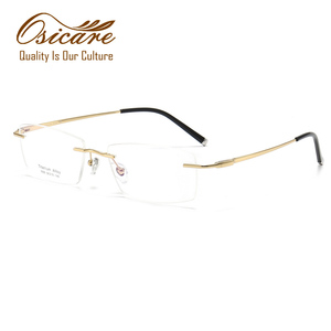 Chất lượng cao Thông số kỹ thuật Kính mắt titanio tốt gafas nữ Eyewear titanio Thông số kỹ thuật người đàn ông không có vành Titan mắt kính khung quang học - Product Image 2