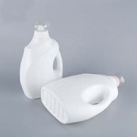 Bouteille de détergent à lessive liquide en plastique HDPE 2L 3L 5L Conteneur d'emballage vide avec bouchon de la couronne