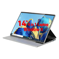 Wholesale 14" 360° Rotatable 4‑in‑1 Laptop Barebone Intel N95 Win11 Touch Screen Convertible Barebone Notebook PC OEM
