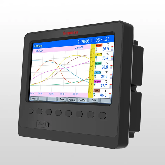 Xtester-SUP-6000C Recorder with Rs232 Paperless Data Logger Date Paperless Recorder