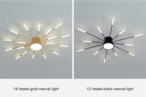 Lampadari LED Moderni e Semplici di Lusso con Telecomando, Dimmerabili, Alta Resa Cromatica 90, in Acrilico per Soggiorno e Camera <span class=keywords><strong>da</strong></span> Letto - Product Image 2
