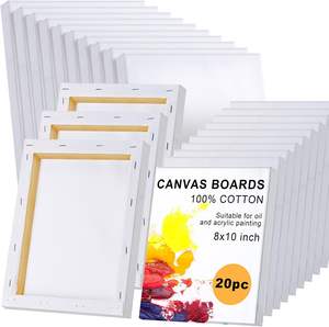 Lienzo en Blanco para Artistas, 100% Algodón, Pre-impregnado, Libre de Ácido, Tamaño Personalizado, para Niños y Artistas - Product Image 1