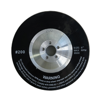 Disque de meulage diamanté de 6 pouces (150 mm) pour béton, patin de polissage pour bordures de sol, compatible avec les meuleuses d'angle AG 5-D 19 mm