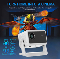 Projecteur de poche HTP C1 Mini LED LCD HD Pico avec son stéréo HIFI pour home cinéma