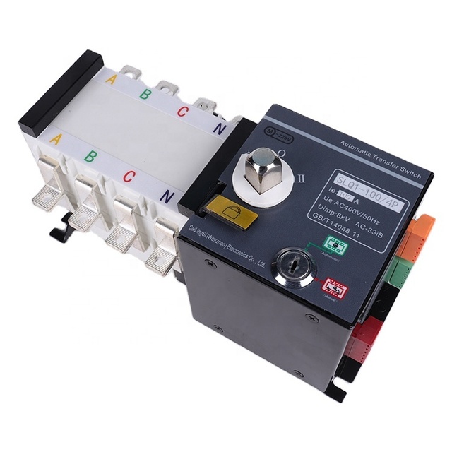 SLS Automatic Transfer Switch (ATS) 4P 40A 50A 63A White Electrical Switch 50/60Hz Single Phase up to 63A