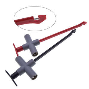 Sıcak Satış Özel İzolasyon Delici Klips Test Probu + Silikon Test Kablosu Seti Kanca Tipi Muz Jakı Yaylı Bakır Kit - Product Image 4