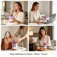 Gummies SYC BIO sans sucre pour la gestion du poids, 60 unités, avec mélatonine et L-théanine, soutien au sommeil, complément quotidien, saveur naturelle