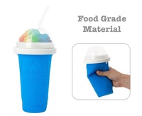 Machine à crème glacée en silicone à congélation rapide Tasse à presser Diy Maison Durable Refroidissement rapide Tasses à neige fondue Bouteille de milkshake Tasse à smoothie