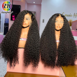 วิกผมลูกไม้ HD <span class=keywords><strong>ผม</strong></span>แท้บริ<span class=keywords><strong>ส</strong></span>ุทธิ์ ความหนาแน่น 250, วิกผมลอนคลื่นยาว 30 นิ้ว วิกผมแท้แบบมีเชือกผูกด้านหน้า, วิกผมแท้บราซิลแบบไม่ต้องใช้กาว - Product Image 1