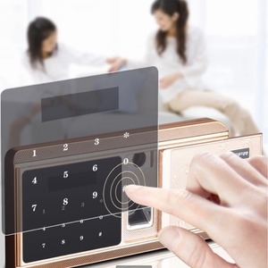 Coffre-fort moderne anti-vol Hengfa Fdx-Ad-35A3 35 kg avec empreinte digitale et mot de passe, type sur pied, pour entreprises et sociétés - Product Image 1