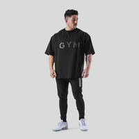 T-shirt de sport ample et respirant pour homme, personnalisé, à manches courtes, idéal pour l'entraînement quotidien et la gym