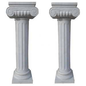 Colonne romaine en pierre <span class=keywords><strong>rouge</strong></span> de marbre naturel pour jardin - Product Image 5