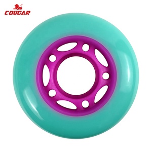 Pour roues en PU personnalisées en usine 85A 90A 62-84mm pour le slalom urbain en patins à roues alignées - Product Image 6