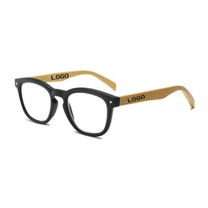 2024 Классическая оправа для очков для чтения с деревянным храмом, оптовая продажа, для чтения, унисекс, для женщин и мужчин, продвижение по службе дальнозоркости - Product Image 6