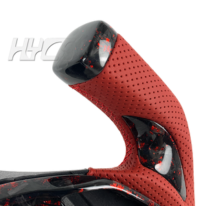 Accesorios Interiores para Automóviles, Volante Deportivo <span class=keywords><strong>F1</strong></span> de Fibra de Carbono Forjada, Compatible con Chevrolet Corvette C7 C8 C6 - Product Image 5