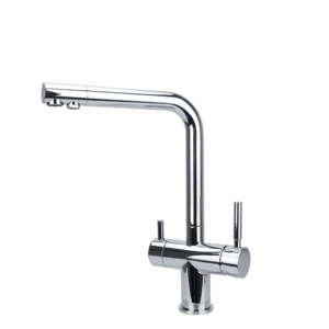 Meistverkaufter SUS304 Chrom 5-Wege Keramikventil-Mischhahn für Küchen-RO-System Heiß-/Kaltwasser-Sodakühler 5-in-1-Mischer - Product Image 1