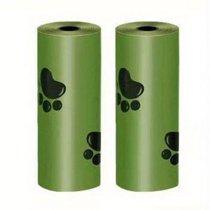 Sacs à déjections pour animaux de compagnie biodégradables et compostables en amidon de maïs, écologiques, avec étiquette personnalisée - Product Image 3