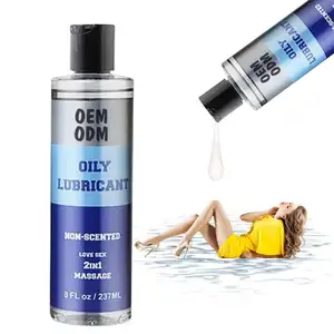 Water-Soluble Sex Oil 237ml Large Capacity Body Heat Massage Lubricant for Adult Sex Toys for Personal Use or Processing Plant