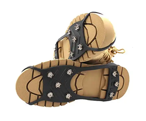 Chaussures d'alpinisme bon marché 8-crampons antidérapants Griffes de neige et de glace pour le camping, la marche, l'équipement de plein air d'hiver - Product Image 4
