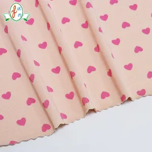 Undergarment bar lining Fabric with maiden pink heart printing