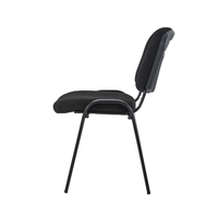 Chaises de formation robustes bleues et marron en gros à prix abordable, chaises de conférence empilables en tissu avec cadre métallique personnalisé pour hôtels