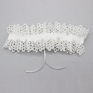 M8313-2 jarretière de mariée en dentelle gracieuse avec belle boucle en forme de coeur pour <span class=keywords><strong>robe</strong></span> de mariée - Product Image 6